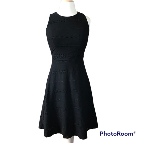 LOFT Dresses 4 For 25 Loft Classic Black Fit And Flare Dress 2